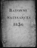 Bayonne Naissances 1836
